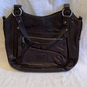 Fossil leather bag